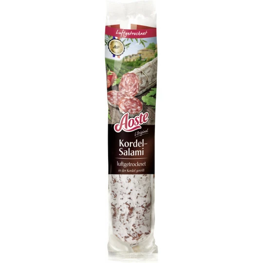 Aoste Kordel-Salami Luftgetrocknet 250G 3 Aoste Kordel-Salami Luftgetrocknet 250G