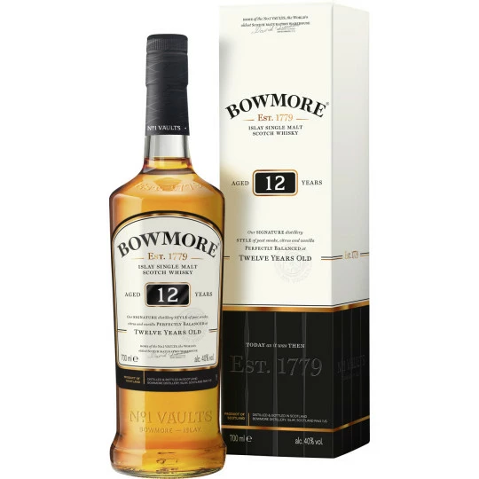 Bowmore Whisky 12 Jahre 40% GP 0,7L 3 Bowmore Whisky 12 Jahre 40% GP 0,7L