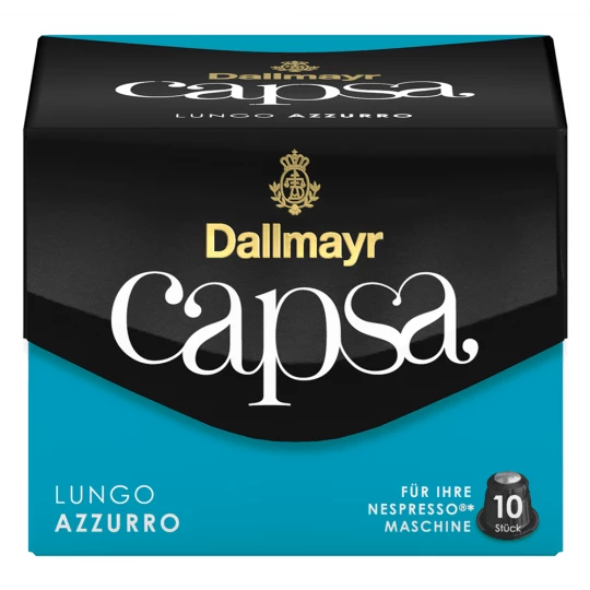Dallmayr Capsa Lungo Azzurro Intensität 8 Kaffeekapseln 10ST 56G 3 Dallmayr Capsa Lungo Azzurro Intensität 8 Kaffeekapseln 10ST 56G