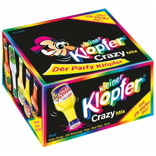 Kleiner Klopfer Crazy Mix 15-18% 5-fach 25ST 0,5L 3 Kleiner Klopfer Crazy Mix 15-18% 5-fach 25ST 0,5L