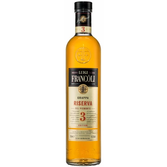 Francoli Grappa Riserva 3 Anni 0,7L 3 Francoli Grappa Riserva 3 Anni 0,7L