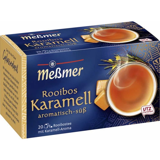 Meßmer Tee Rooibos Karamell 20ST 40G 3 Meßmer Tee Rooibos Karamell 20ST 40G