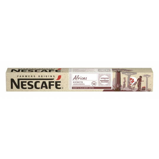 Nescafé® Farmers Origins Africas Ristretto 10ST 55G 3 Nescafé® Farmers Origins Africas Ristretto 10ST 55G
