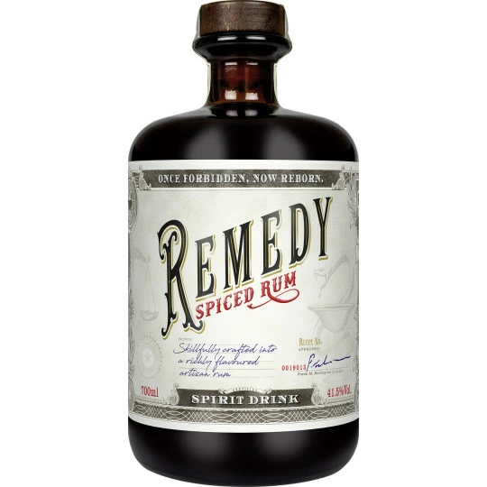 Remedy Spiced Rum 41,5% 0,7L 3 Remedy Spiced Rum 41,5% 0,7L