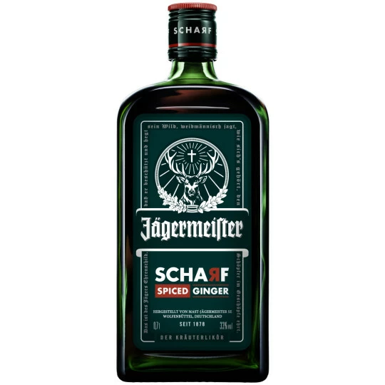 Jägermeister Scharf Spiced Ginger 33% 0,7L 3 Jägermeister Scharf Spiced Ginger 33% 0,7L
