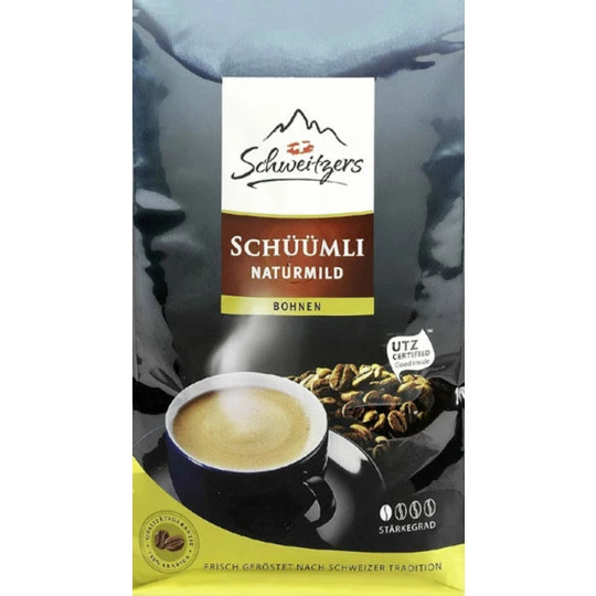 Schweitzers Schüümli Naturmild Bohnen 500G 3 Schweitzers Schüümli Naturmild Bohnen 500G