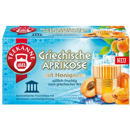 Teekanne Griechische Aprikose 20ST 45G 3 Teekanne Griechische Aprikose 20ST 45G