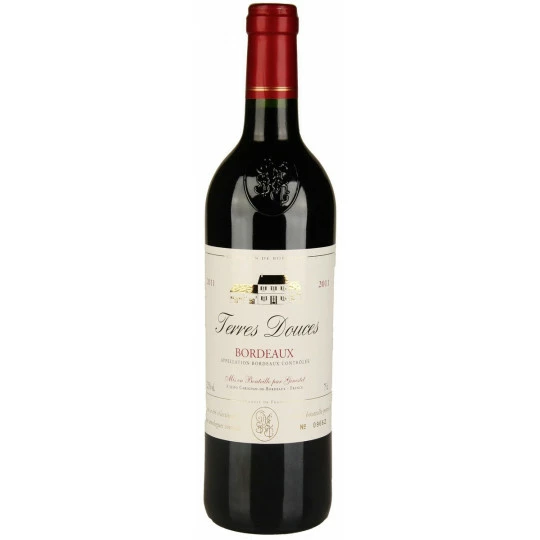 Terres Douces Bordeaux Rouge 0,75L 3 Terres Douces Bordeaux Rouge 0,75L
